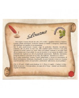 Prénom en L