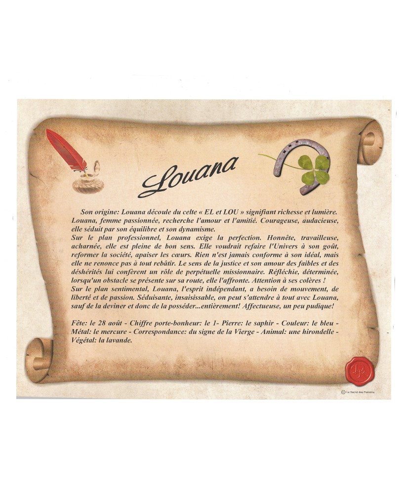 Prénom en L
