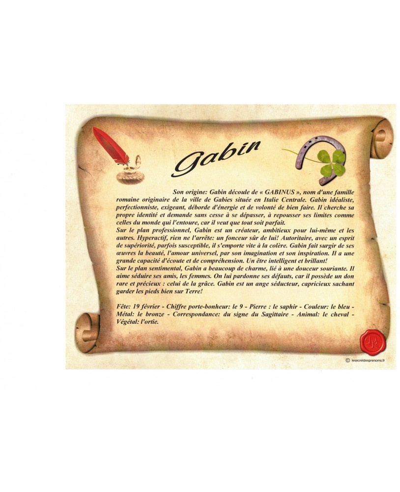 Prénom en G