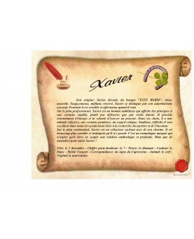 Prénom  en X